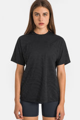 Breathable and Lightweight Short Sleeve Sports Top - Maison Yoga