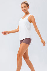 High Waist Exposed Seam Athletic Shorts - Maison Yoga
