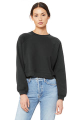 The Cropped Raglan Crew in (Made New) - Maison Yoga