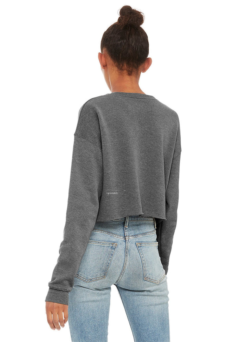 The Cropped Sweatshirt in (Grounded) - Maison Yoga