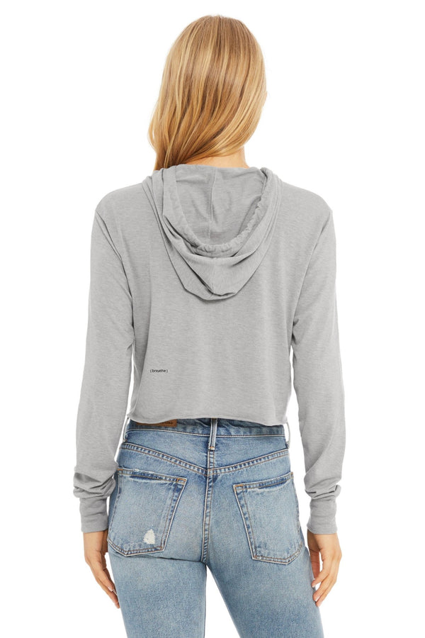The Lightweight Cropped Hoodie in (Breathe) - Maison Yoga