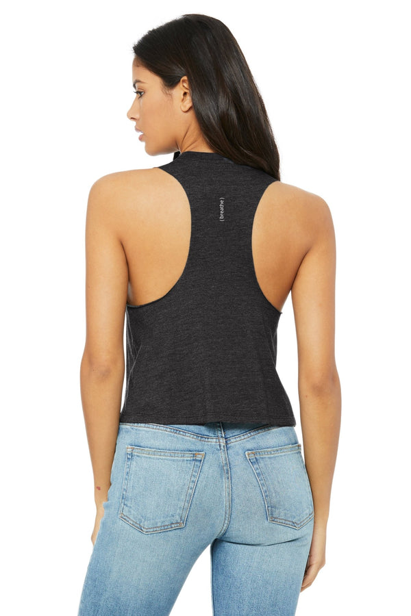 The Modern Cropped Tank in (Breathe) - Maison Yoga