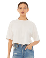 The Oversized Cropped Tee in (Choose Empathy) - Maison Yoga