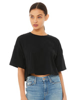 The Oversized Cropped Tee in (Forever Young) - Maison Yoga